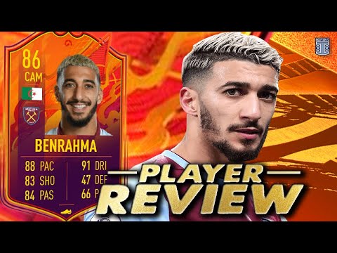 86 HEADLINERS BENRAHMA SBC PLAYER REVIEW! - FIFA 22 ULTIMATE TEAM