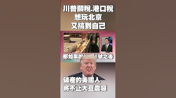 【#環球大戰線】關稅+港口稅「破產的美國人將不止大豆農」！川普私人情緒優先「美總統職責再說」 想玩北京卻次次搞到自己 #獨家觀點 @Global-vision-talk