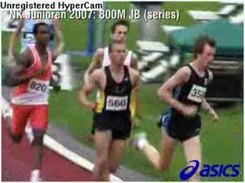 NK B Junioren 2007 800m serie 3