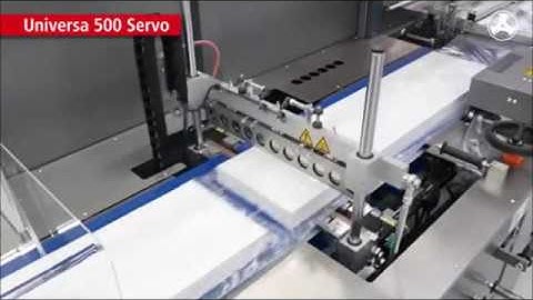 Kallfass Universa 500 Servo High-Speed Shrink Wrap Machine Wrapping Shelves
