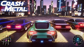 CrashMetal Cyberpunk - PC Gameplay