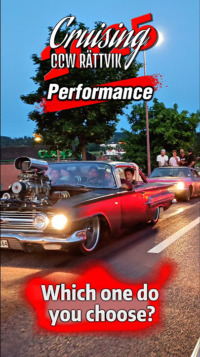 Classic Car Week 2025 Rättvik Cruising CCW 🇸🇪 #lowrider #raggare #pilsnerbilar #raggarbil #shorts