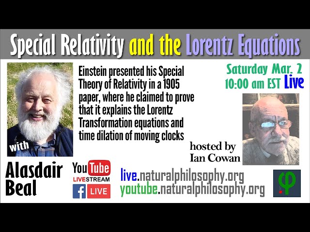 Special Relativity and the Lorentz Equations - Errors in Einstein’s 1905 Paper with Alasdair Beal