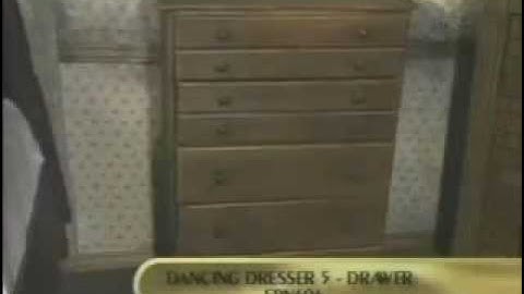 HAUNTEDPROPS.COM Dancing Dresser 5-Drawer