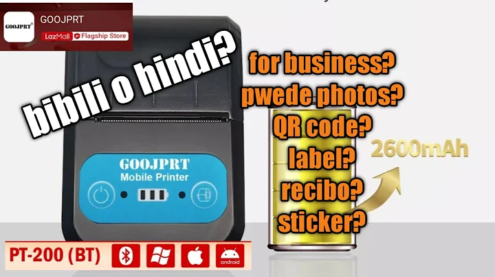 GOOJPRT PT200 Thermal Printer