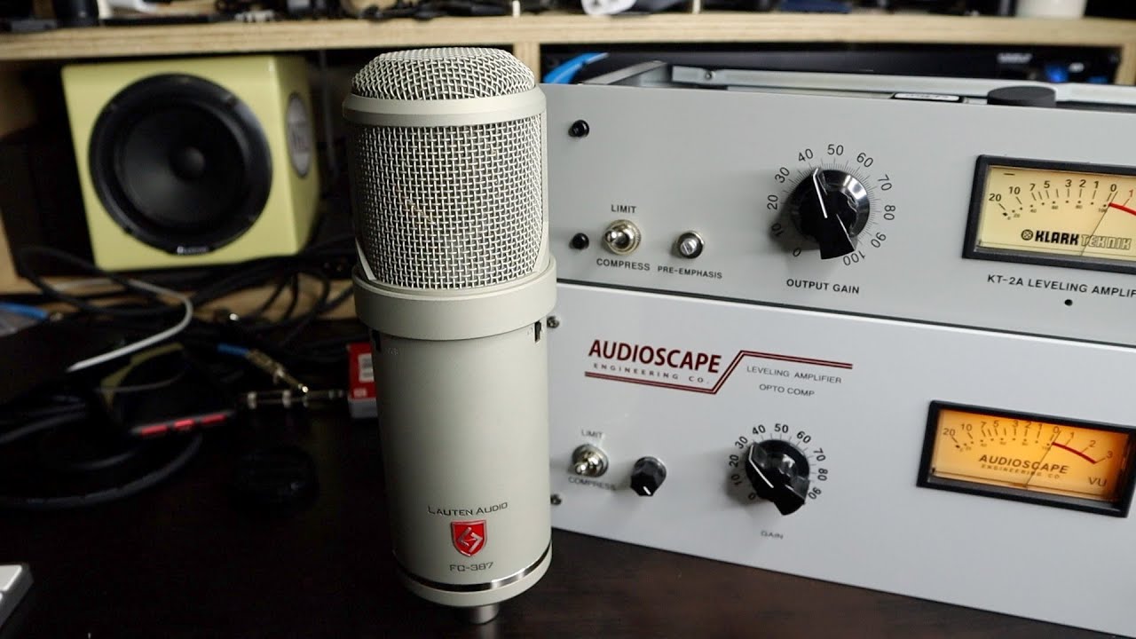 Audioscape OPTO COMP vs Klark Teknik KT2A (Quick vocal demo) LA2A style compressors