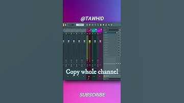 Copy Effects Between Mixer Channels | FL Studio 20 #shorts #flstudio