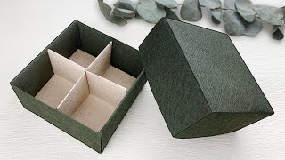 Origami Box | 摺紙盒子教學（折り紙の箱-종이접기 상자접기)