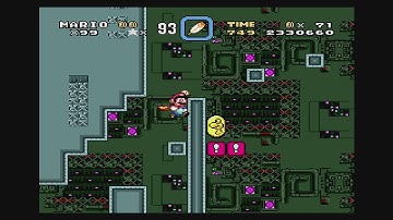 Super Mario World The Second Reality Project Gravity Control secret exit