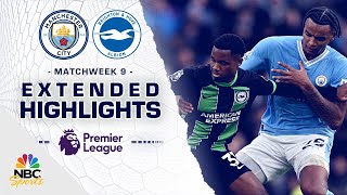 Manchester City v. Brighton | PREMIER LEAGUE HIGHLIGHTS | 10/21/2023 | NBC Sports