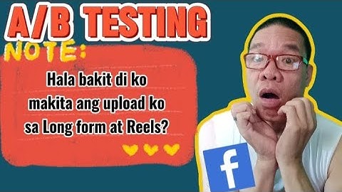 Paano mag Disable or mag Off ng A/B Testing sa Facebook | Facebook Reels