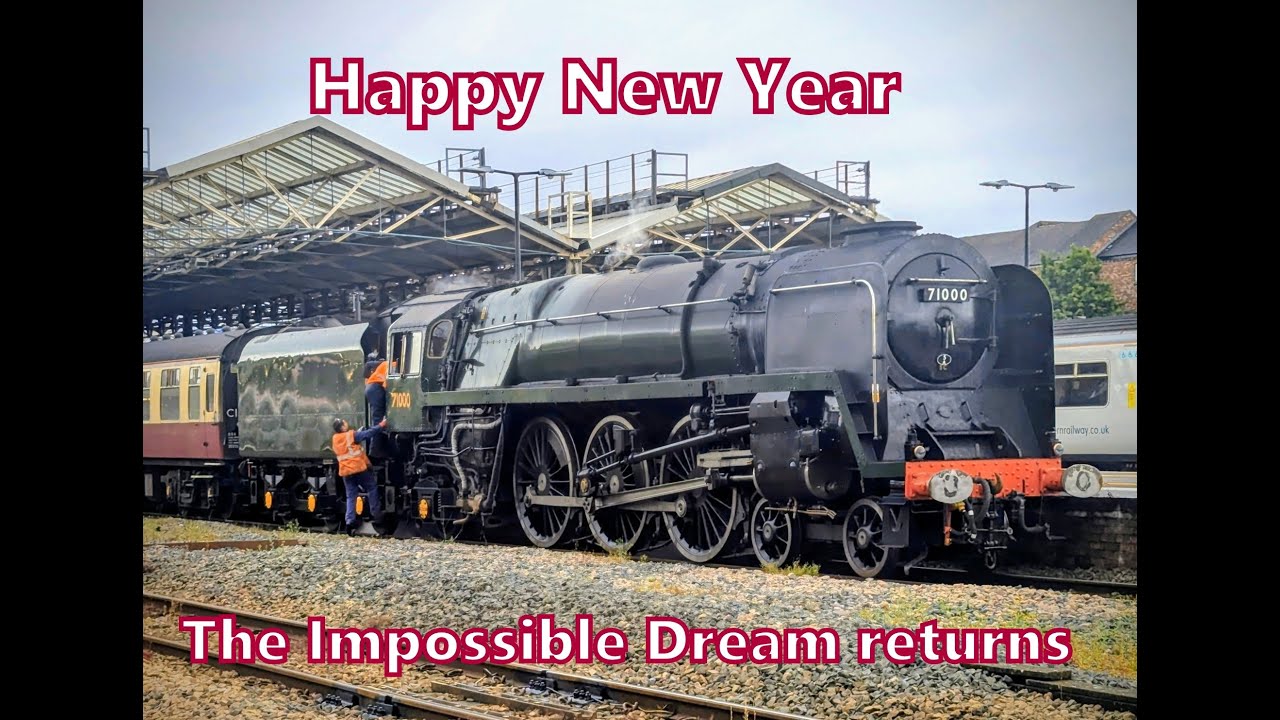 Happy New Year!!! A look back at the long awaited FANTASTIC return of 71000 'Duke Of Gloucester'.