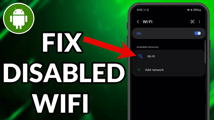 How To Fix Disabled WIFI On Android Phone
