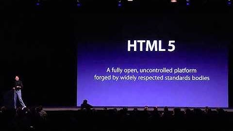 WWDC 2010: Steve Jobs on the platforms