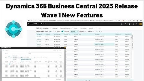 Dynamics 365 Business Central 2023 Release Wave 1 New Features