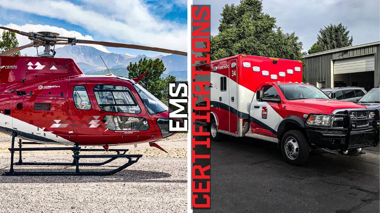 Certification Levels In Ems (And What They Do)