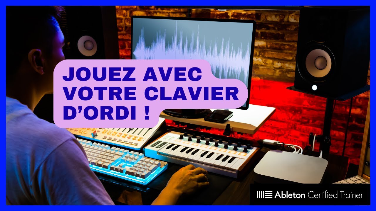 Comment jouer des notes avec le clavier de l'ordinateur dans Live 12