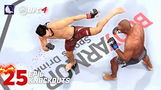 On this video we put together 25 epic ufc 4 knockouts from our time
playing the game feat. conor mcgregor, jorge masvidal, khabib, izzy,
gsp & many more! (in...
