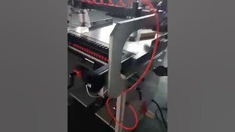 Testing video of single row boring machine