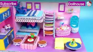 DIY Miniature House #5♥️ How to make Dollhouse | DIY Miniature Cardboard House