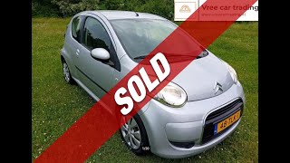 Citroen C1 1.0 3 DRS BJ2012 78 DKM NAP AIRCO NWE APK € 2.750,- | Vree Car Trading | ©Henny Wissink