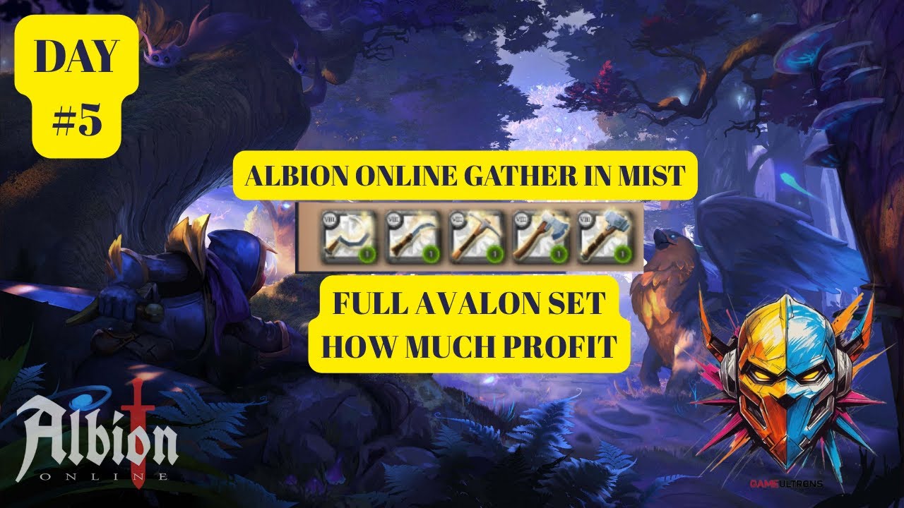 GATHER EĞİTİCİ | Day #5 | Albion Online Mist Gather !!