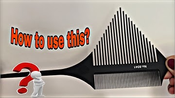 Highlighting Comb/Set foiling