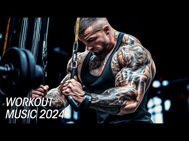 WORKOUT MOTIVATION MUSIC MIX 2024 🔥 POWERFUL HIPHOP TRAP u0026 BASS 🔥 GYM WORKOUT MUSIC class=