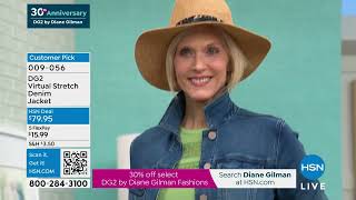DG2 by Diane Gilman Virtual Stretch Denim Jacket