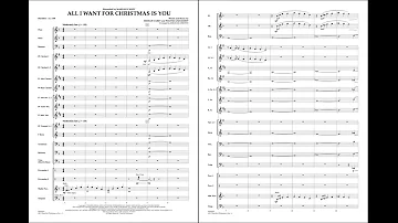 All I Want for Christmas Is You arranged by Michael Brown