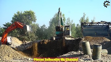 Amazing 2 JCB Working Together in Bricks Factory - Jcb Video-Jcb Working