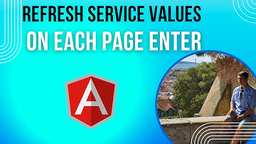 Angular - How to refresh service values