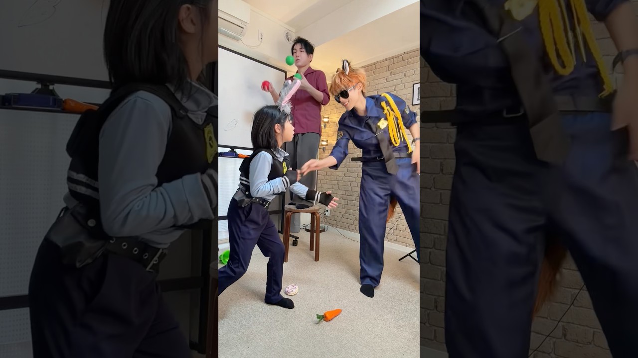 赤い玉は何個ありましたか? #zootopia #zootopia2 #funny #juggling #ズートピア @oukashortvideo