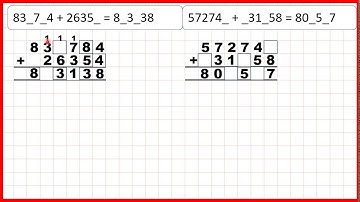 Solve missing digit addition problems | Addition | Year 5