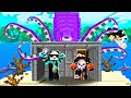We Created Bunker to Survive SEA MONSTER in Minecraft