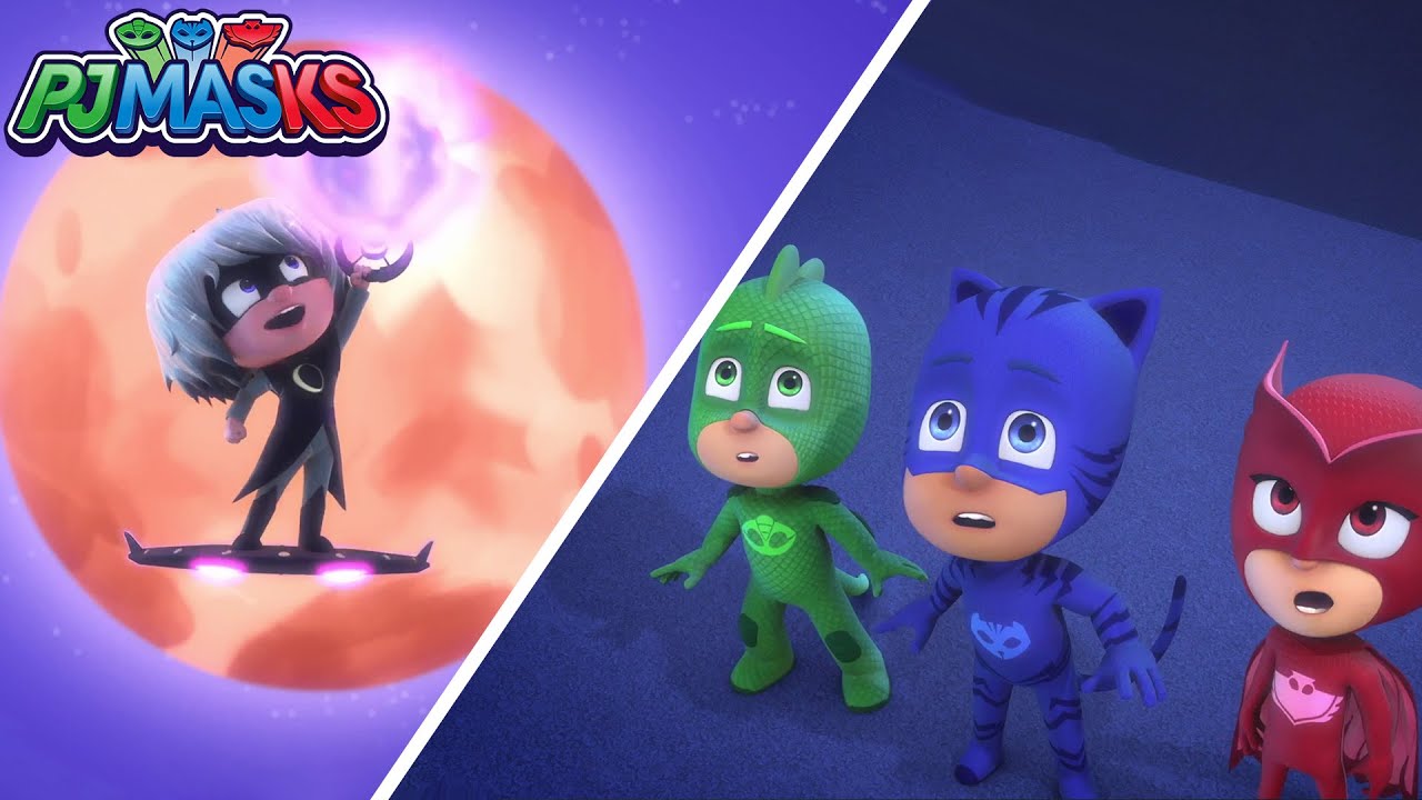 La Lune Rousse, Partie 1 et 2 ⭐ Pyjamasque Français ⭐ Épisodes Complets | Meilleur dessin animé