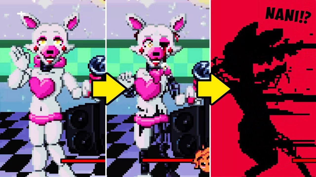 FNF 2 death mini game: Mangle by Starsharmony on DeviantArt