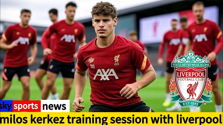 MILOS KERKEZ TRAINS WITH LIVERPOOL – STAR STUNS FANS UNDER ARNE SLOT!