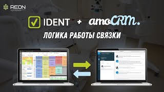 Демонстрация связки между IDENT и amoCRM I Логика работы связки для автоматизации стоматологии