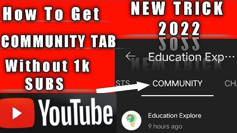 Now You can Enable Community Tab without 1000 SUBSCRIBERS | Increase Engagement | New Trick
