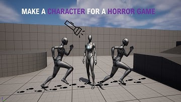 How to create a Character for a Horror game in Unreal Engine 5 Part 1.