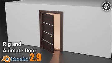 Create and Animate opening and closing door in Blender 2.9 | Door Animation