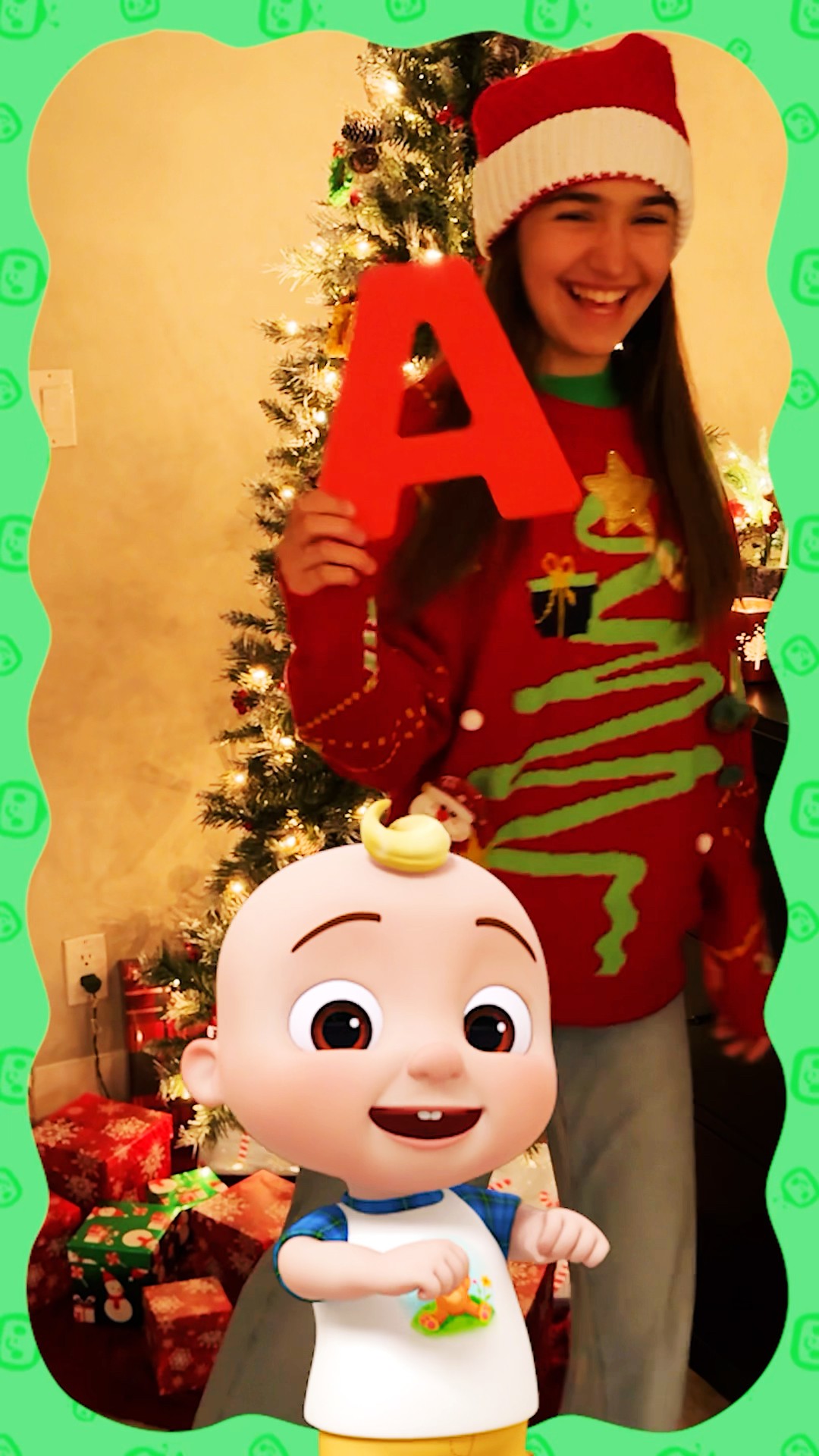 ABC Song ? for the Holidays! Learn the Alphabet with Big Sister! #cocomelon #shorts