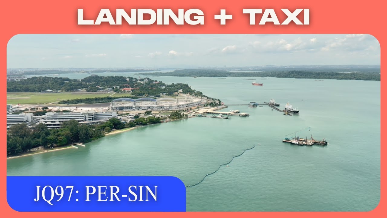 Jetstar A321neo | Landing + Taxi at Singapore Changi Airport