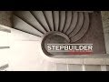 Монолитная винтовая лестница, монтаж / Spiral Staircase / Бетонщик ступенек / STEPBUILDER