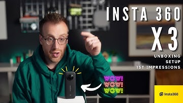 Insta360 X3 Unboxing & Setup | Huson DIY | An Awesome 5.7K 360 Camera