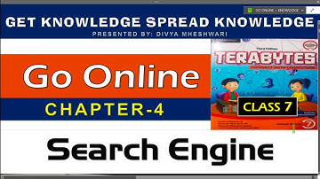 TERABYTES COMPUTER CLASS-7 PART-1 CH-5 GO ONLINE @Get Knowledge Spread Knowledge