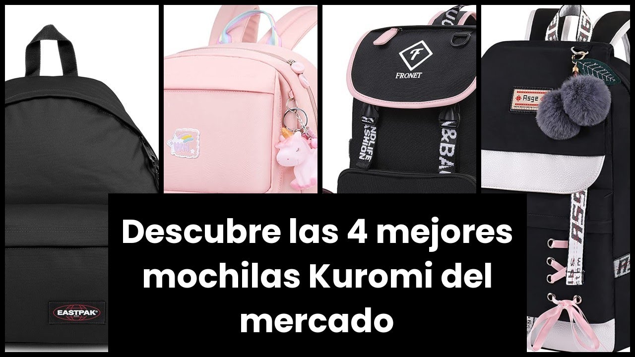Mochila kuromi】Descubre las 4 mejores mochilas del mercado - YouTube