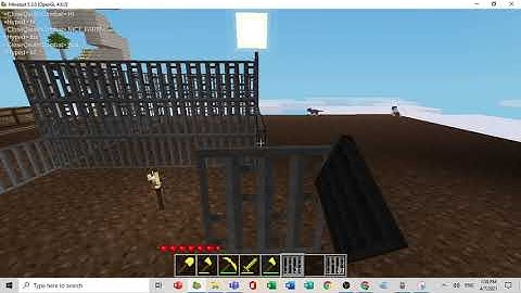 Start if making a jail on skyblock