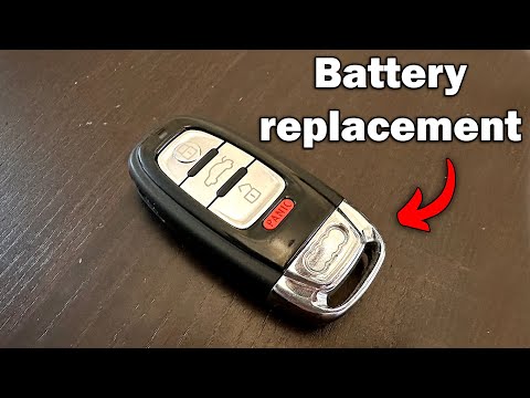 How to Replace a Battery in Audi key fob